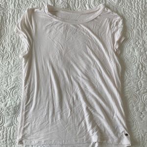 American Eagle Fitted White Soft and Sexy T-shirt